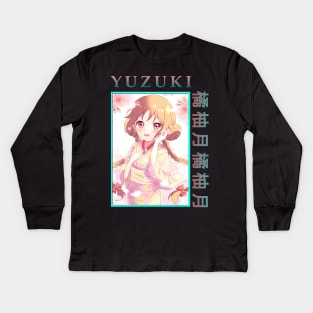 Tachibana Yuzuki Kids Long Sleeve T-Shirt